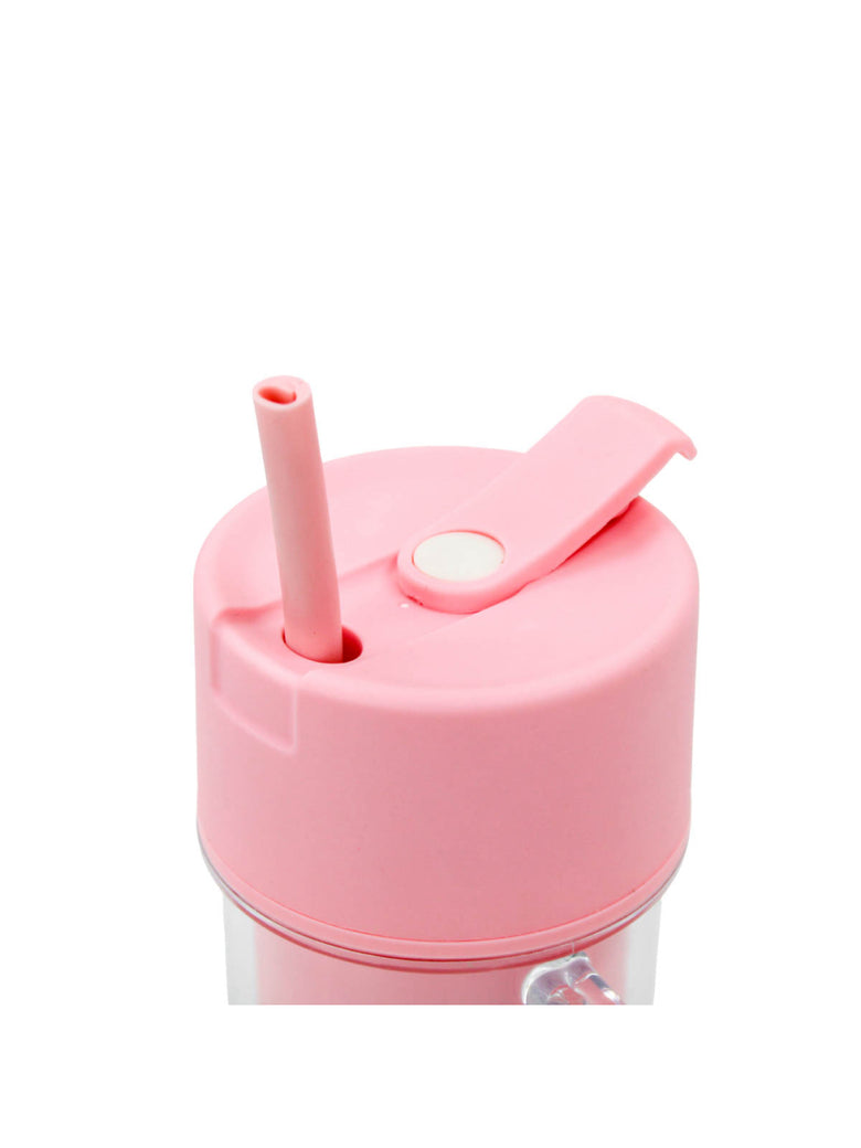 Mini Liquidificador Portatil Shake Suco Juice Cup Caneca Cabo USB Cor:Rosa