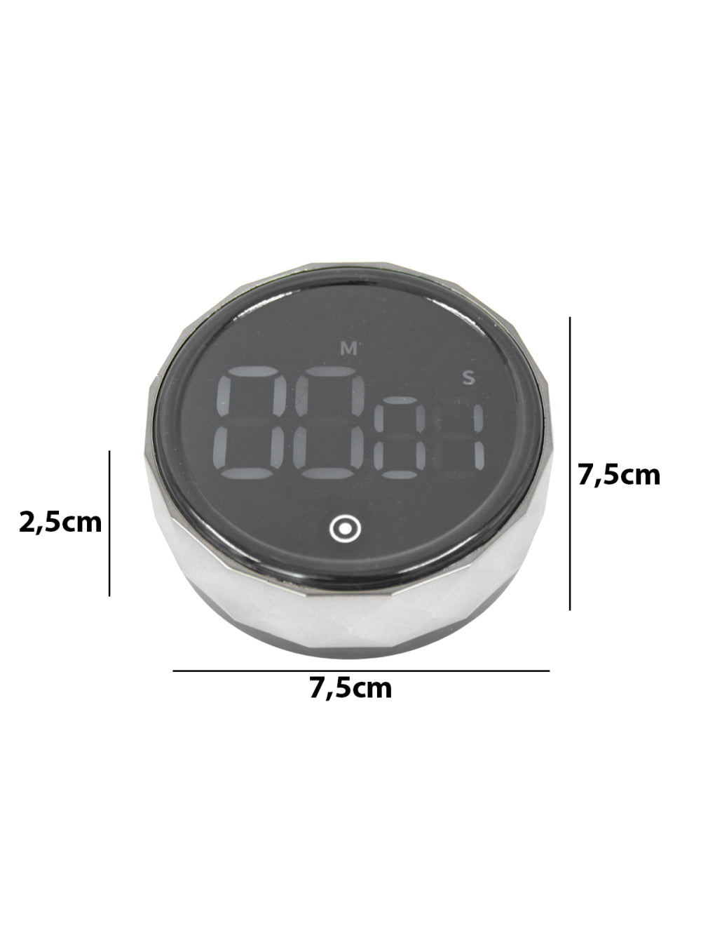 Cronometro Timer Digital LED Magnetico Geladeira Armario Cozinha