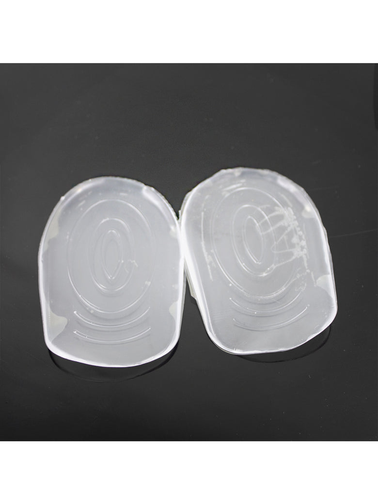 Par De Palmilha Calcanhar Silicone Gel Ortopedica Anti Impacto Confortavel
