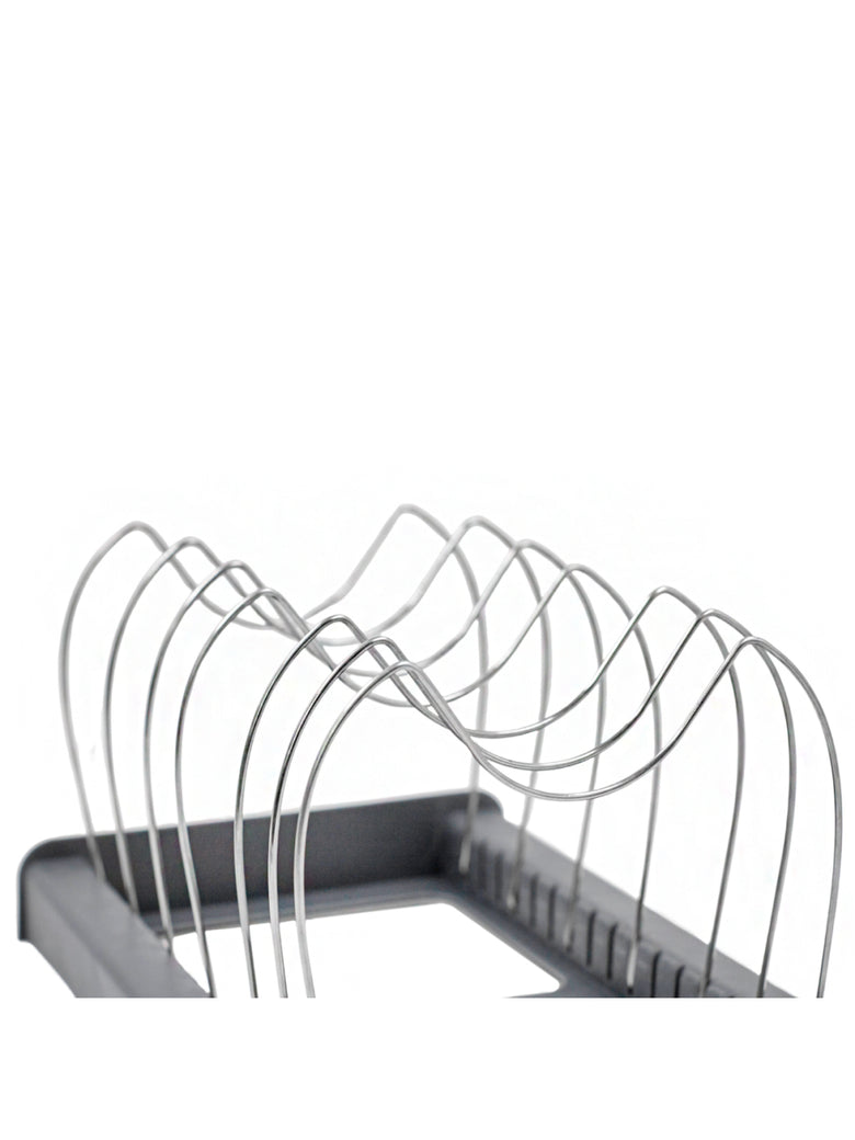 Organizador Tampas Panelas Formas Travessas De Gaveta Ajustavel Cozinha