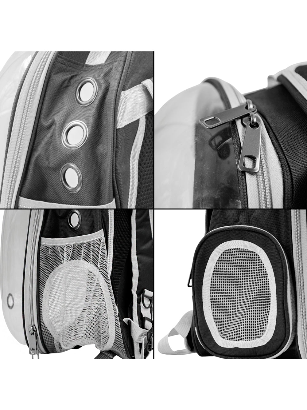 Mochila Pet Visão Panorâmica Gato Cachorro Cão Passeios Astronauta Cor:Azul