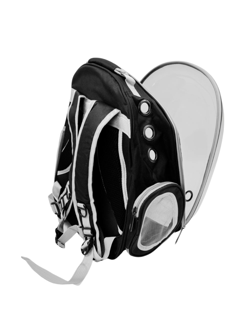 Mochila Pet Visão Panorâmica Gato Cachorro Cão Passeios Astronauta Cor:Azul
