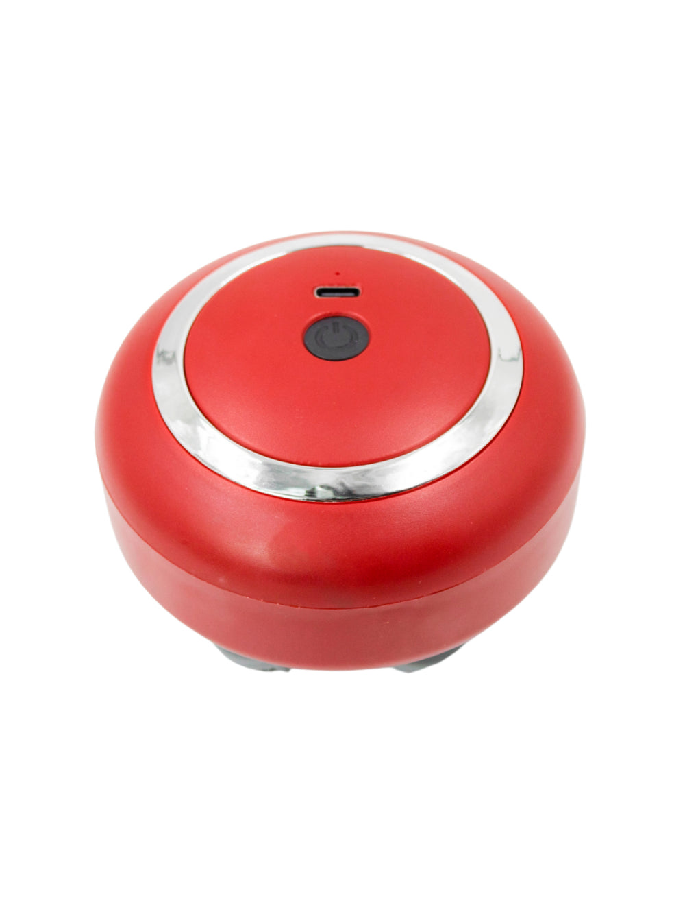 Massageador Elétrico De Cabeça Portátil USB Recarregável Cor:Vinho