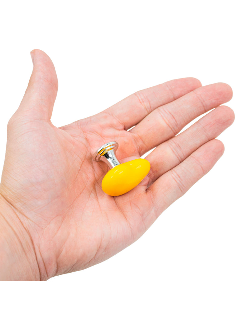 Botão De Pressão Descarga Empurrar Formato Coração Mão Infantil Toalete Banheiro Cor:Amarelo