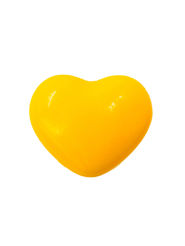 Botão De Pressão Descarga Empurrar Formato Coração Mão Infantil Toalete Banheiro Cor:Amarelo