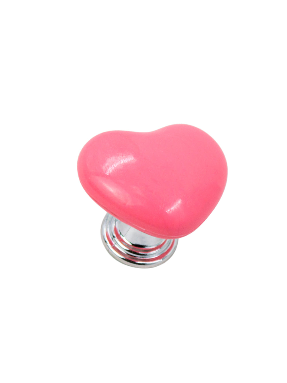 Botão De Pressão Descarga Empurrar Formato Coração Mão Infantil Toalete Banheiro Cor:Rosa