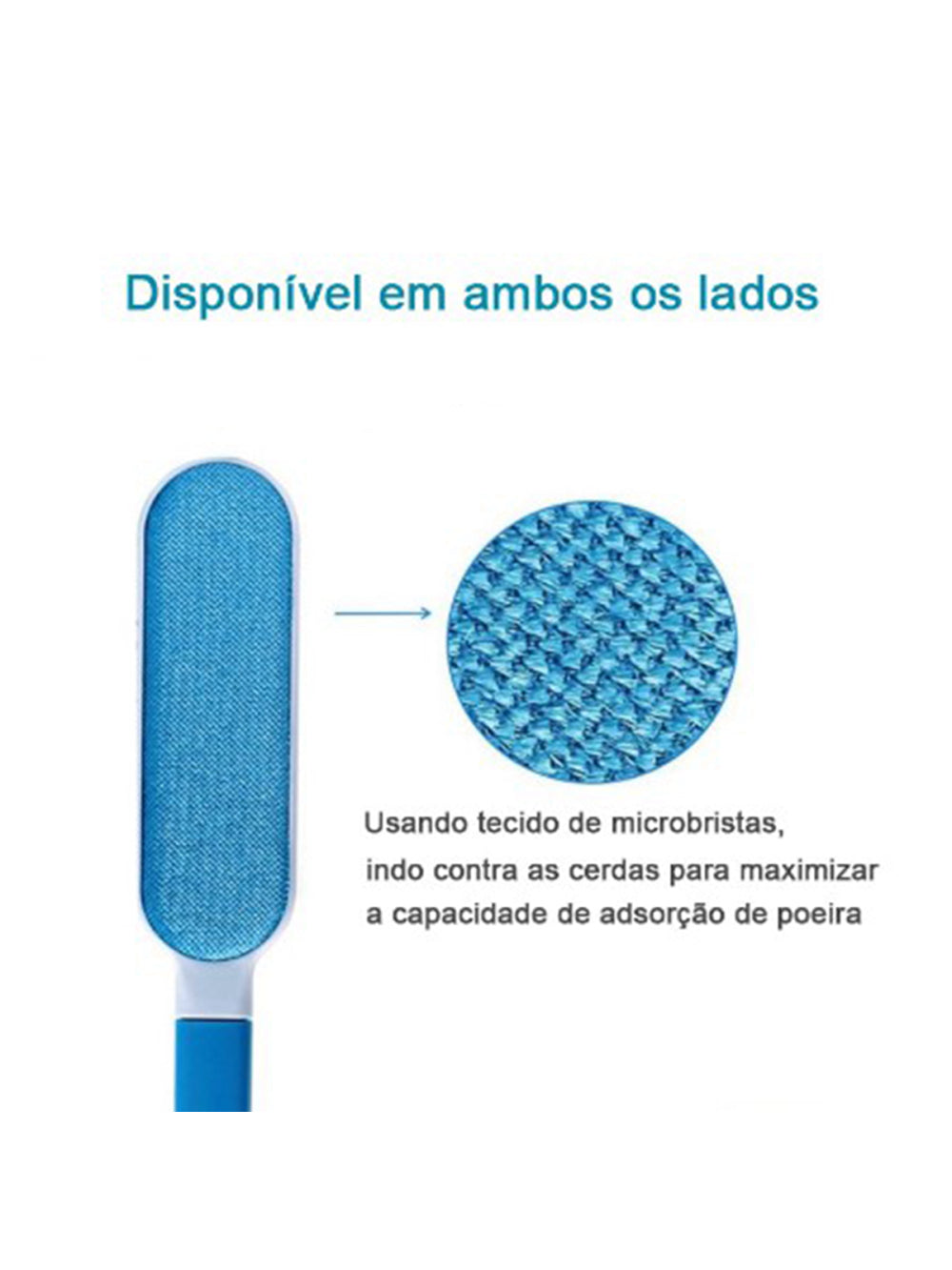 Escova Tira Pelos Pet Fur Removedora Roupa Sofa Com Refil