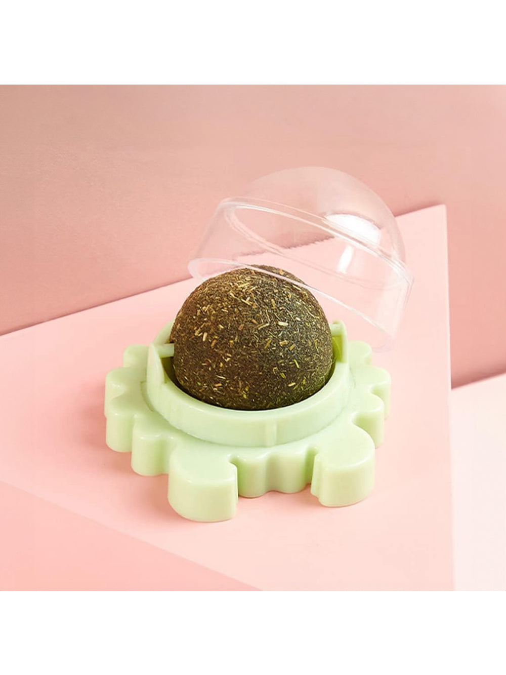 Bola Bolinha De Catnip Brinquedo Relaxante Para Gatos Cor:Rosa