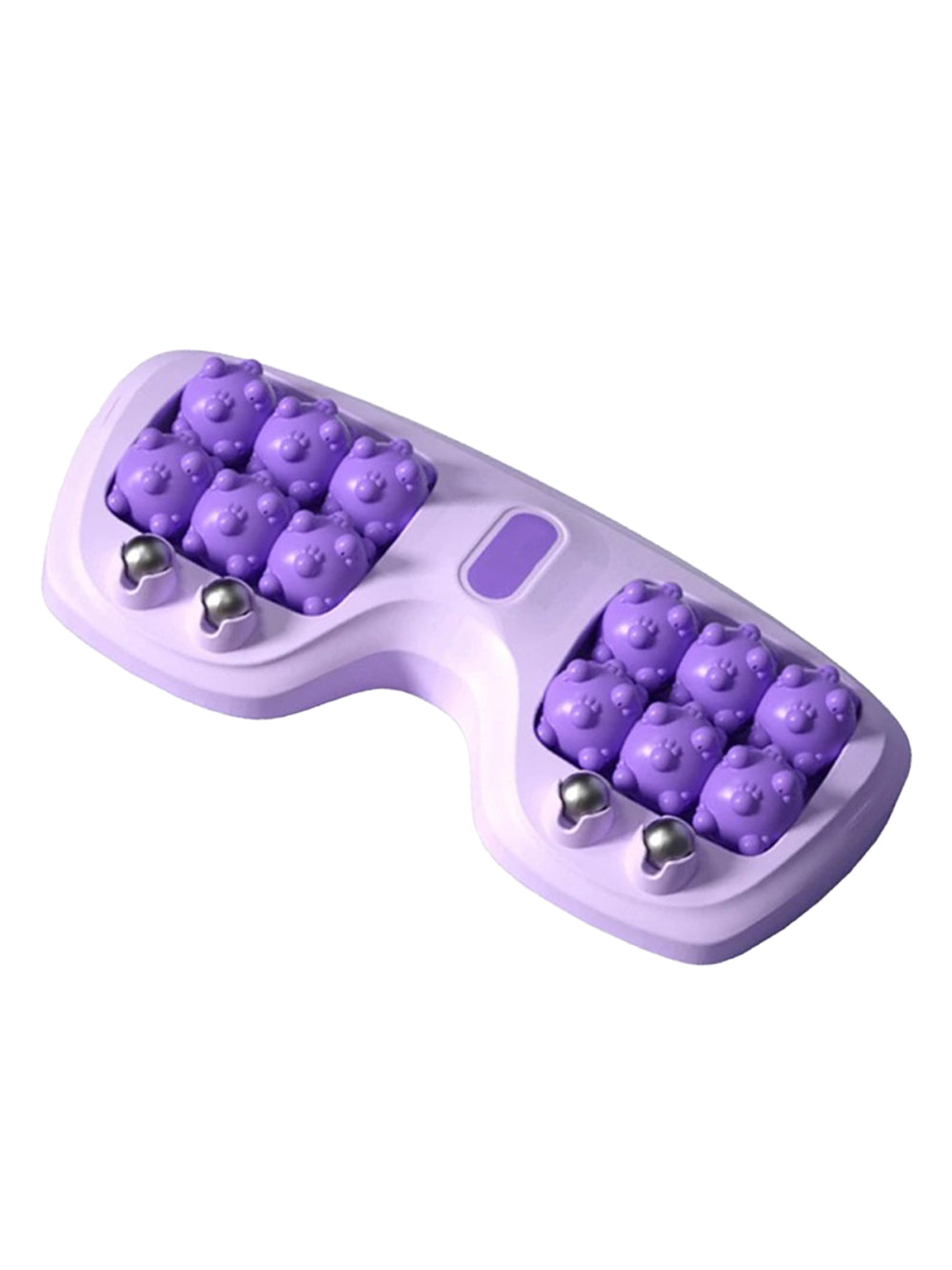 Massageador De Pé Rolo Ímã Portátil Dores Fascite Plantar Tendinite Cor:Lilás