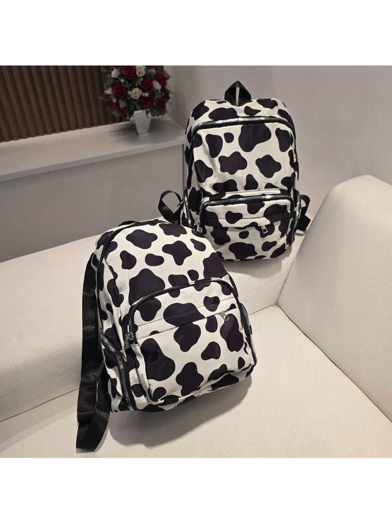 Mochila Escolar Média Estampa Vaquinha Faculdade Trabalho 1 Estampa:Vaquinha