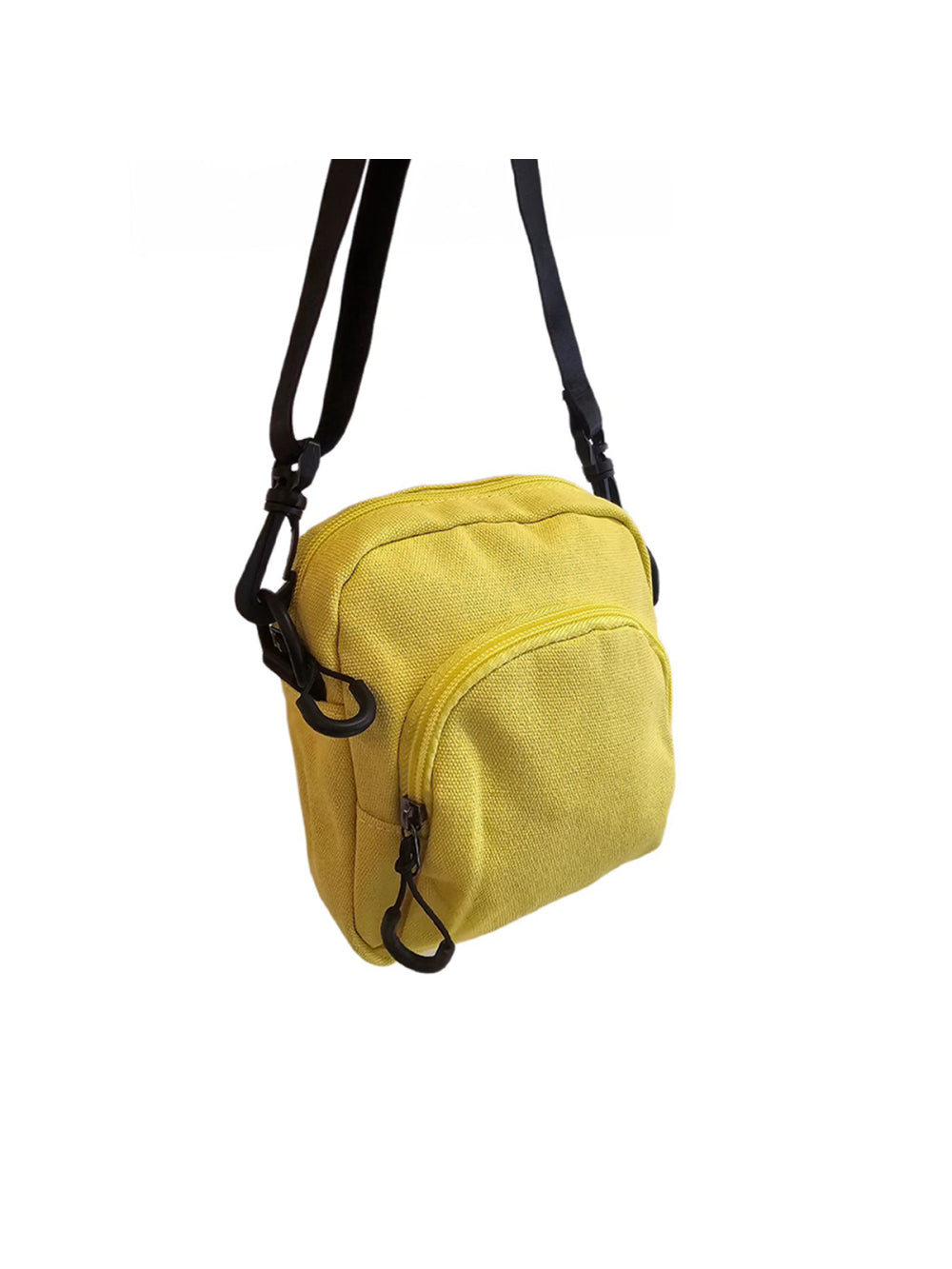 Shoulder Bag Bolsa Transversal Pano Lisa Pochete Necessaire Cor:Amarelo