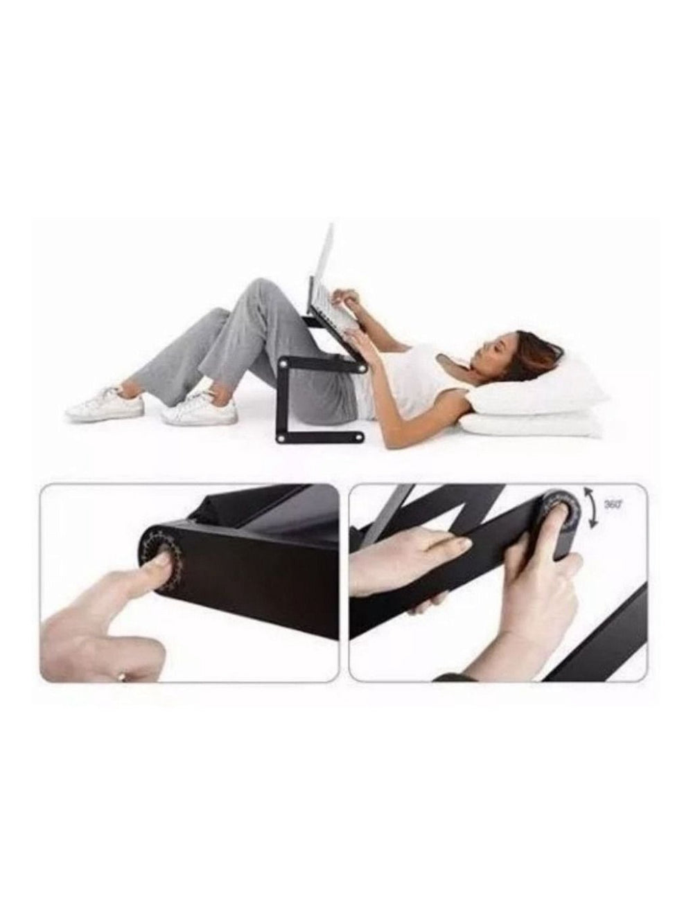 Mesa Notebook Multifuncional Articulavel Cama Mouse T8