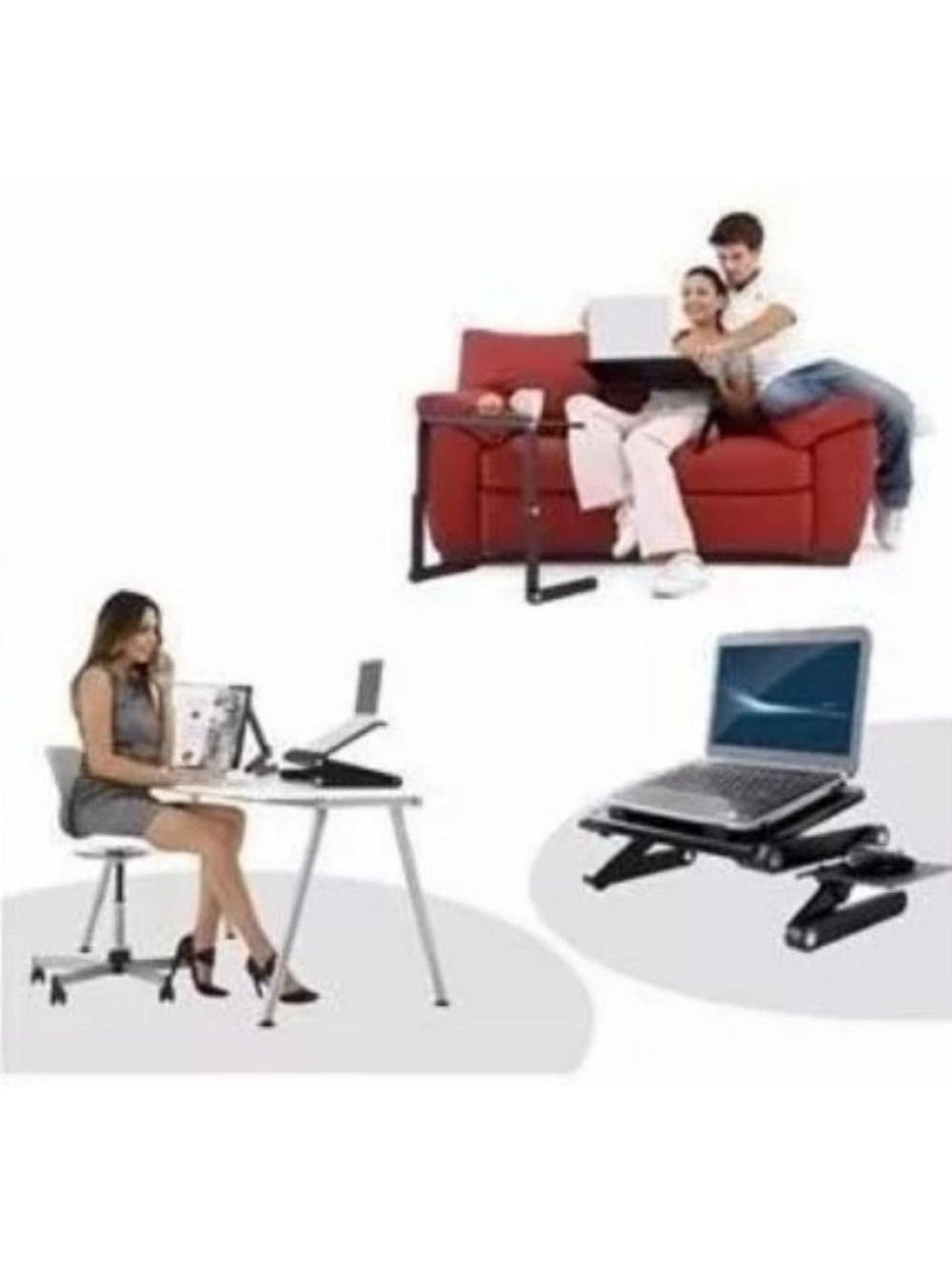 Mesa Notebook Multifuncional Articulavel Cama Mouse T8