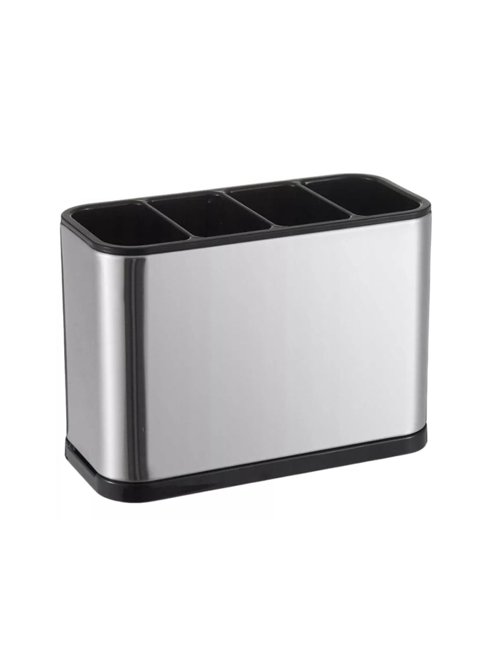 Porta Talher Escorredor Inox 4 Divisórias Pia Cozinha