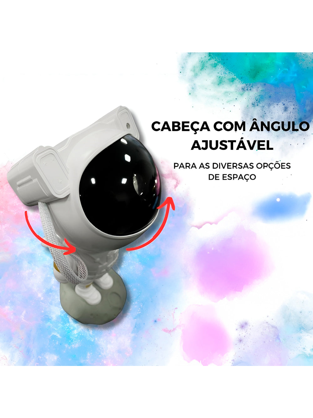 Projetor Luminária Abajur Estrelado Led Decoração