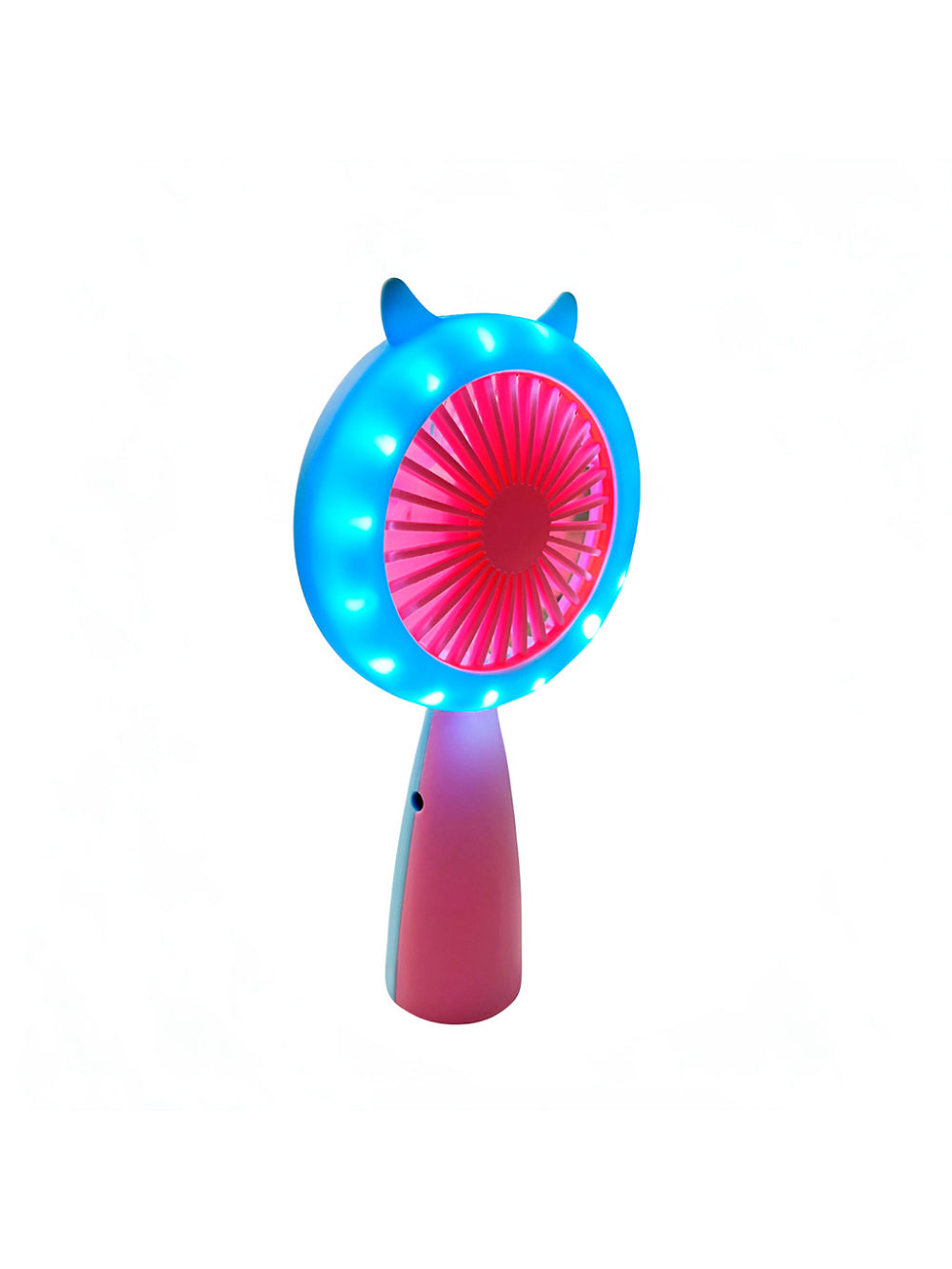 Mini Ventilador Recarregável Usb Modelo LED Portátil Cor:Verde