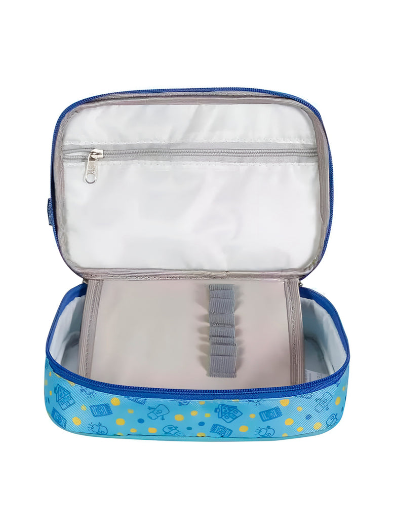 Conjunto Mochila Estojo Lancheira Térmica Cachorrinho