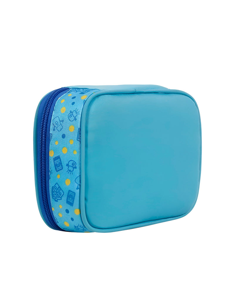 Conjunto Mochila Estojo Lancheira Térmica Cachorrinho