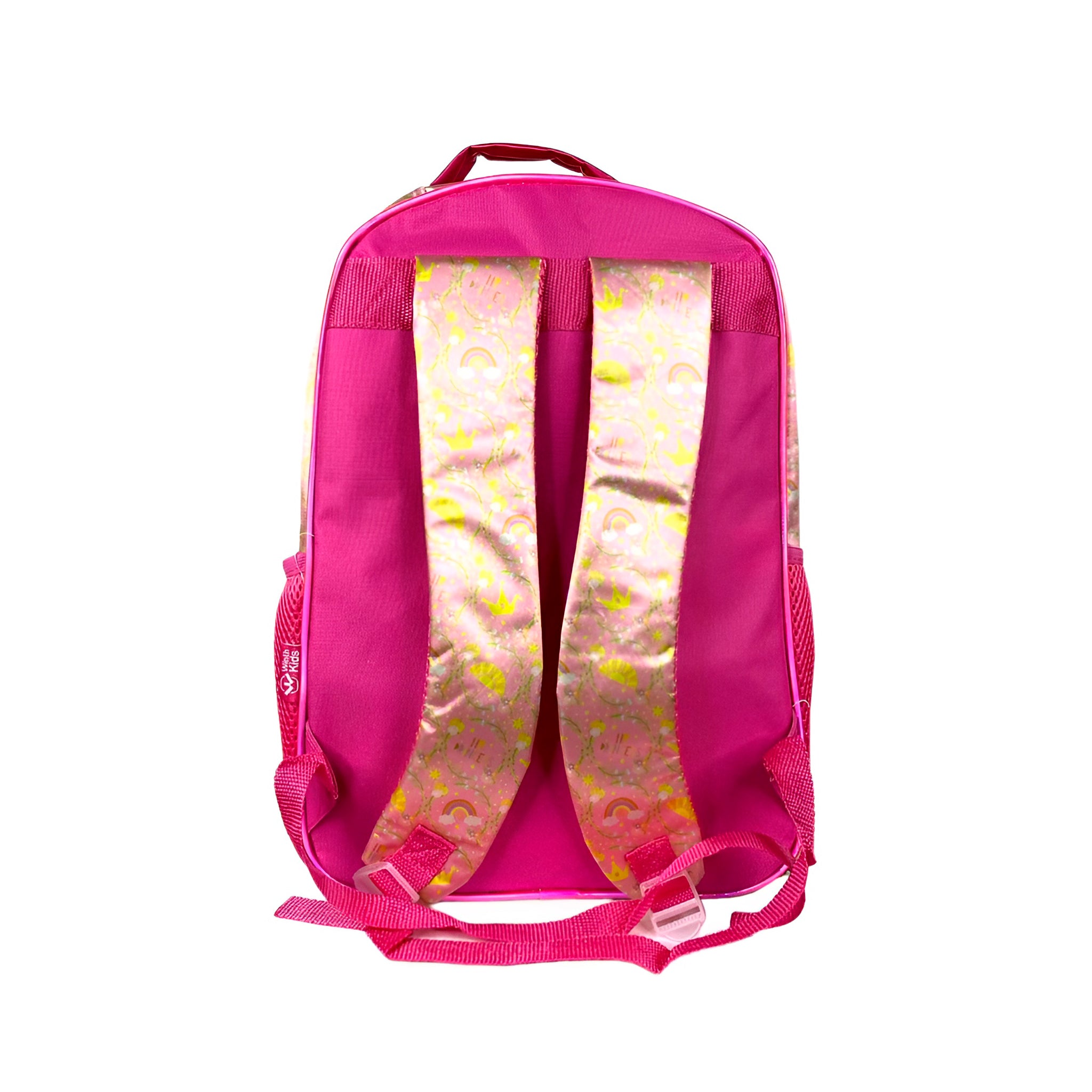 Kit Mochila Escolar com Acessórios Infantil Princesas Cor:Rosa