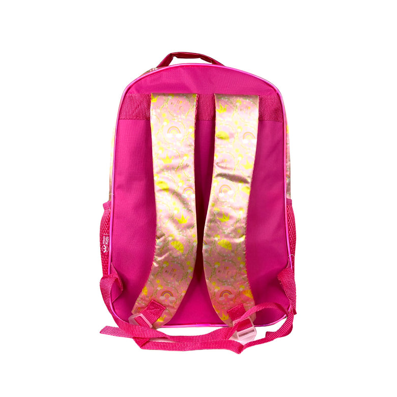 Kit Mochila Escolar com Acessórios Infantil Princesas Cor:Rosa