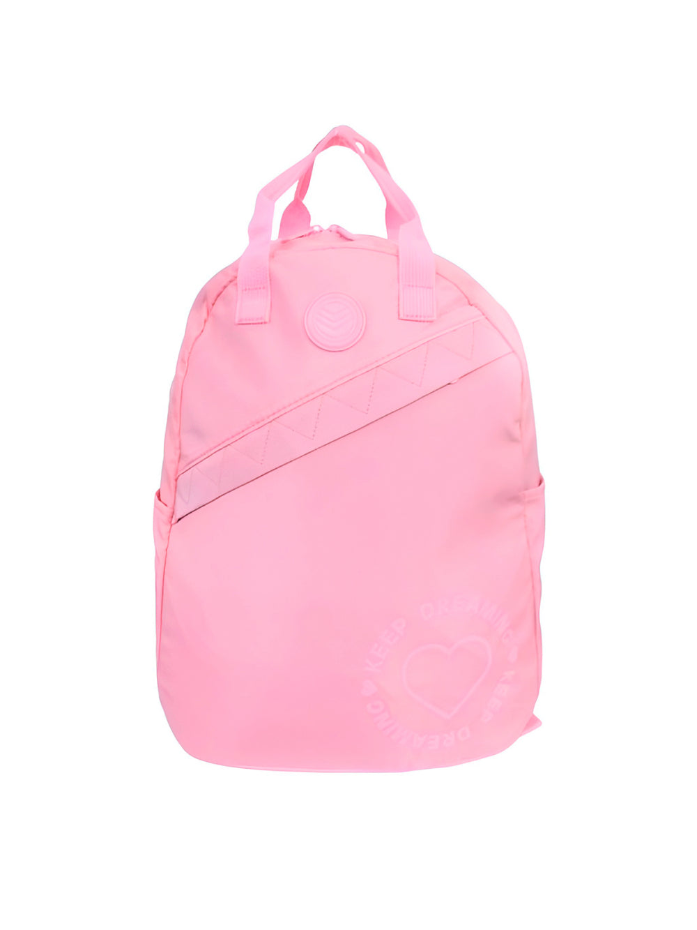 Mochila Escolar Juvenil de Costas Coloridas Escola Passeio Cor:Laranja