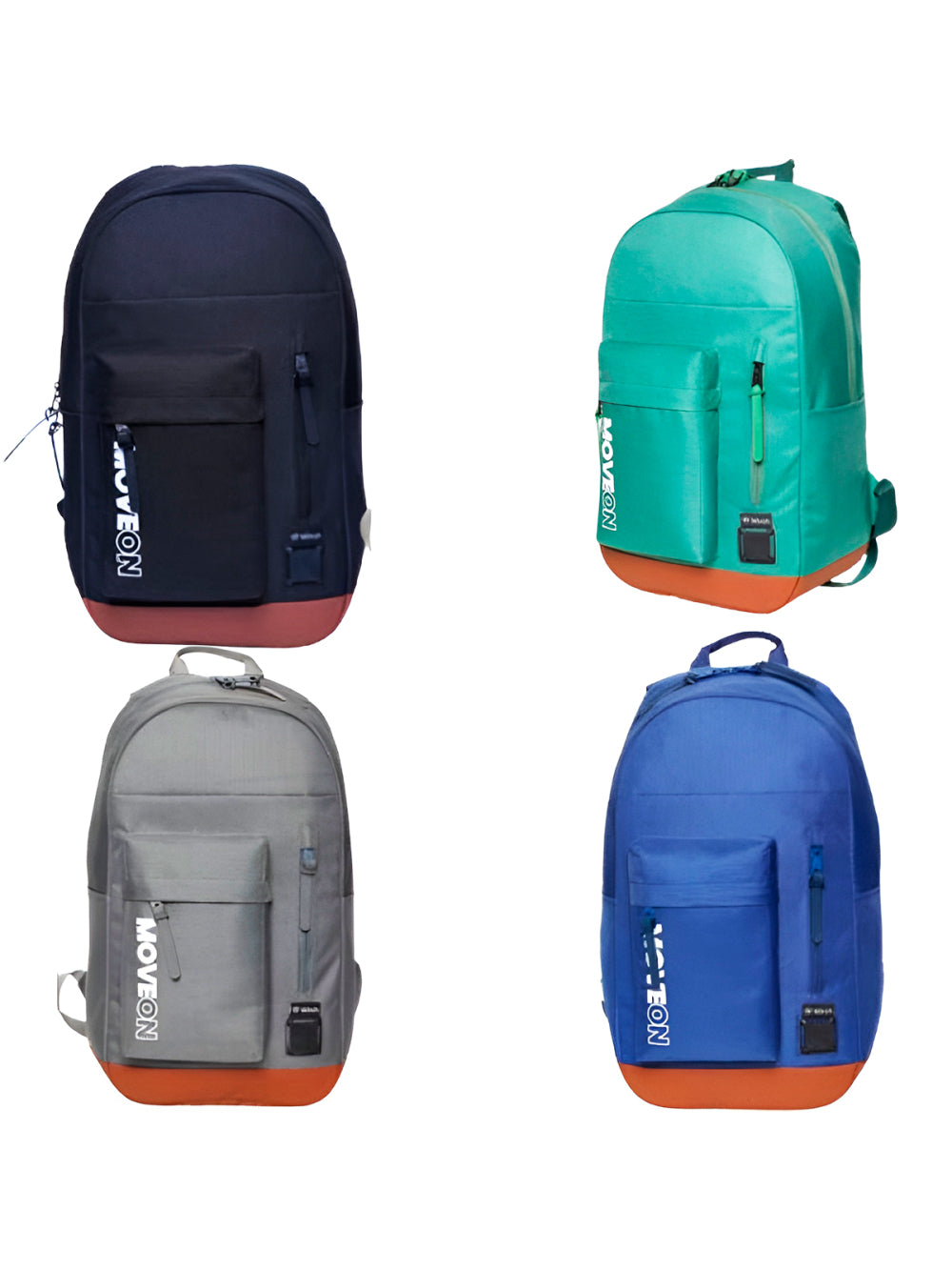 Mochila Unissex Juvenil Cores Escolar Passeio Viagem Cor:Amarelo