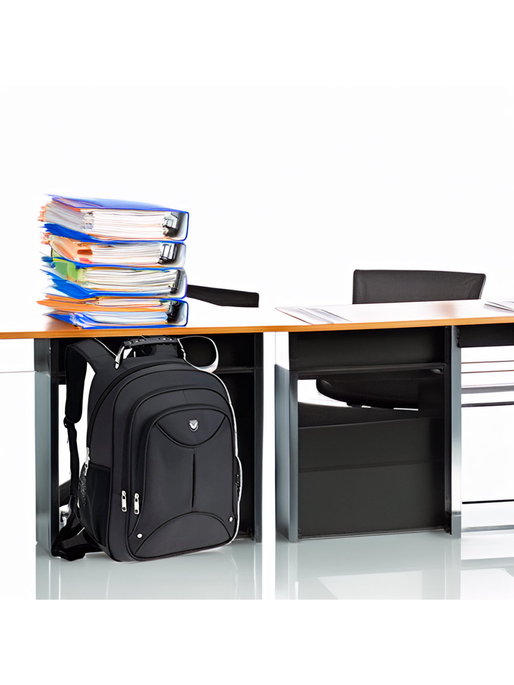 Mochila Executiva Preta Multifuncional Reforçada