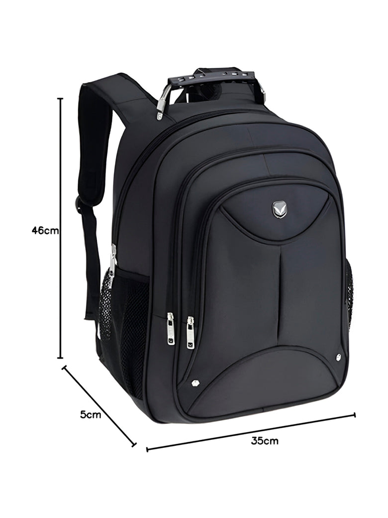 Mochila Executiva Preta Multifuncional Reforçada