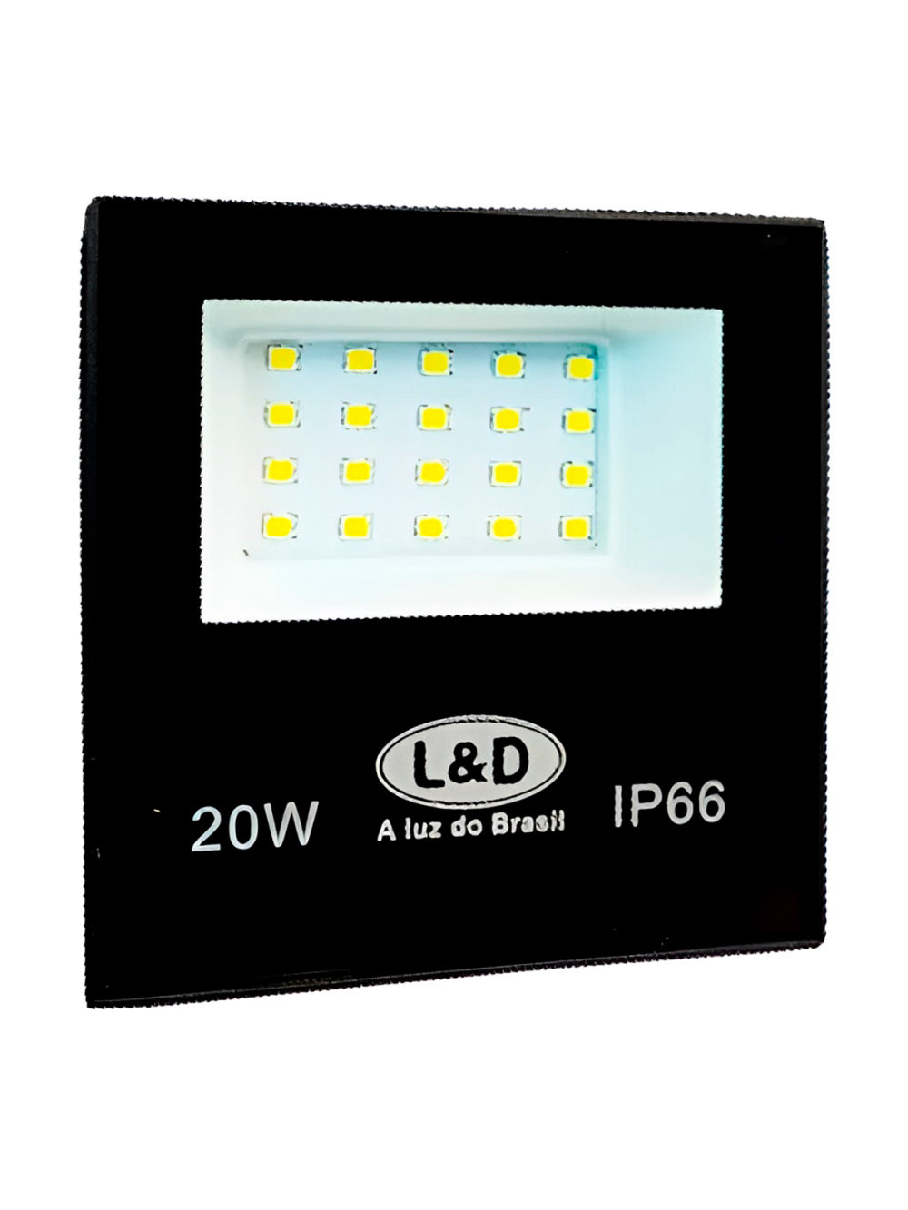 Holofote Refletor LED Slim 20W Bivolt Iluminação Luz