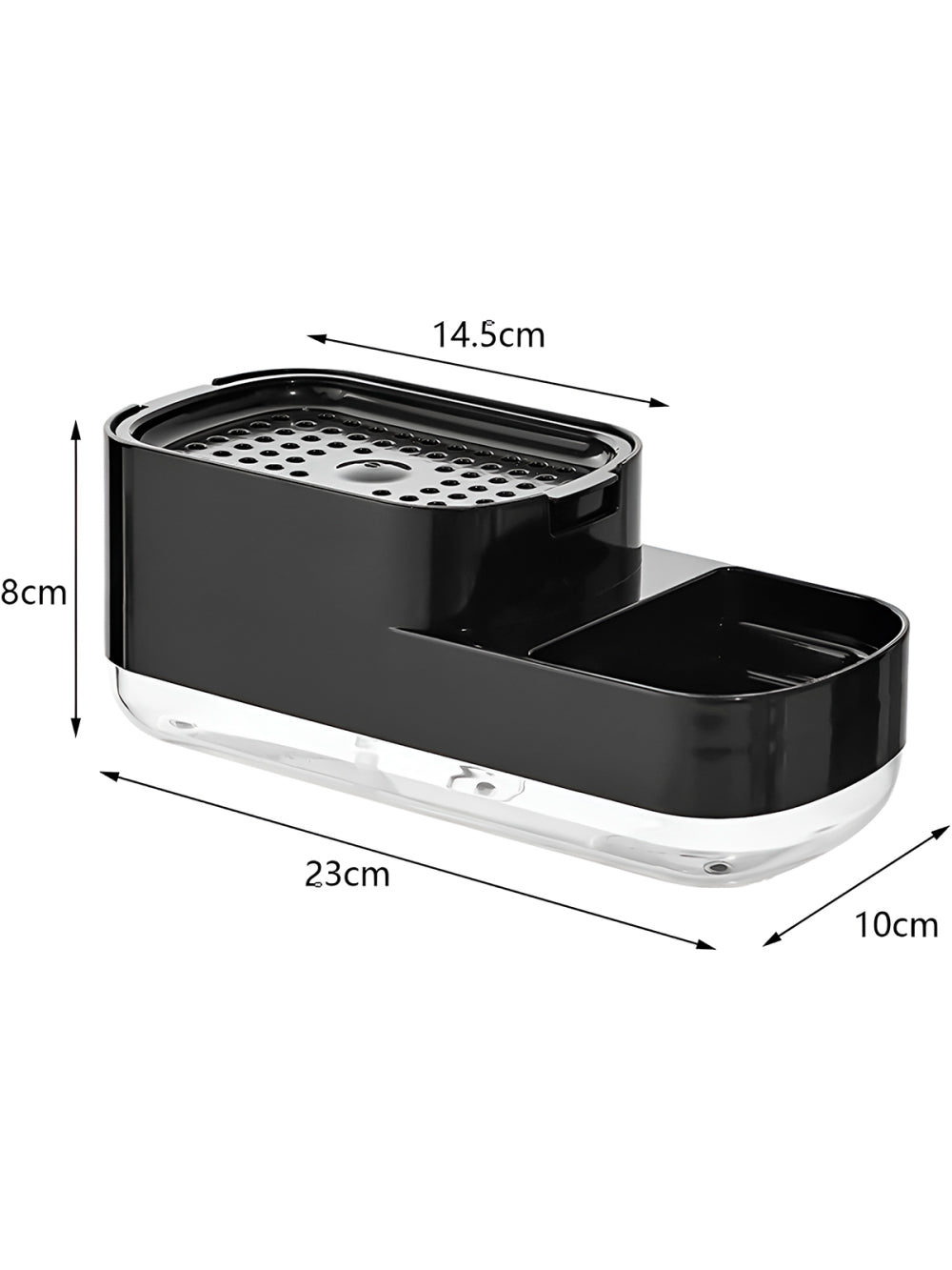 Porta Detergente Dispenser Com Suporte Esponja Cozinha