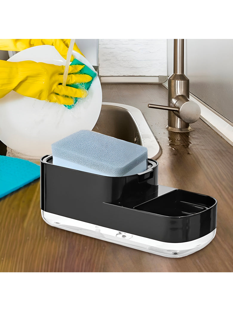 Porta Detergente Dispenser Com Suporte Esponja Cozinha