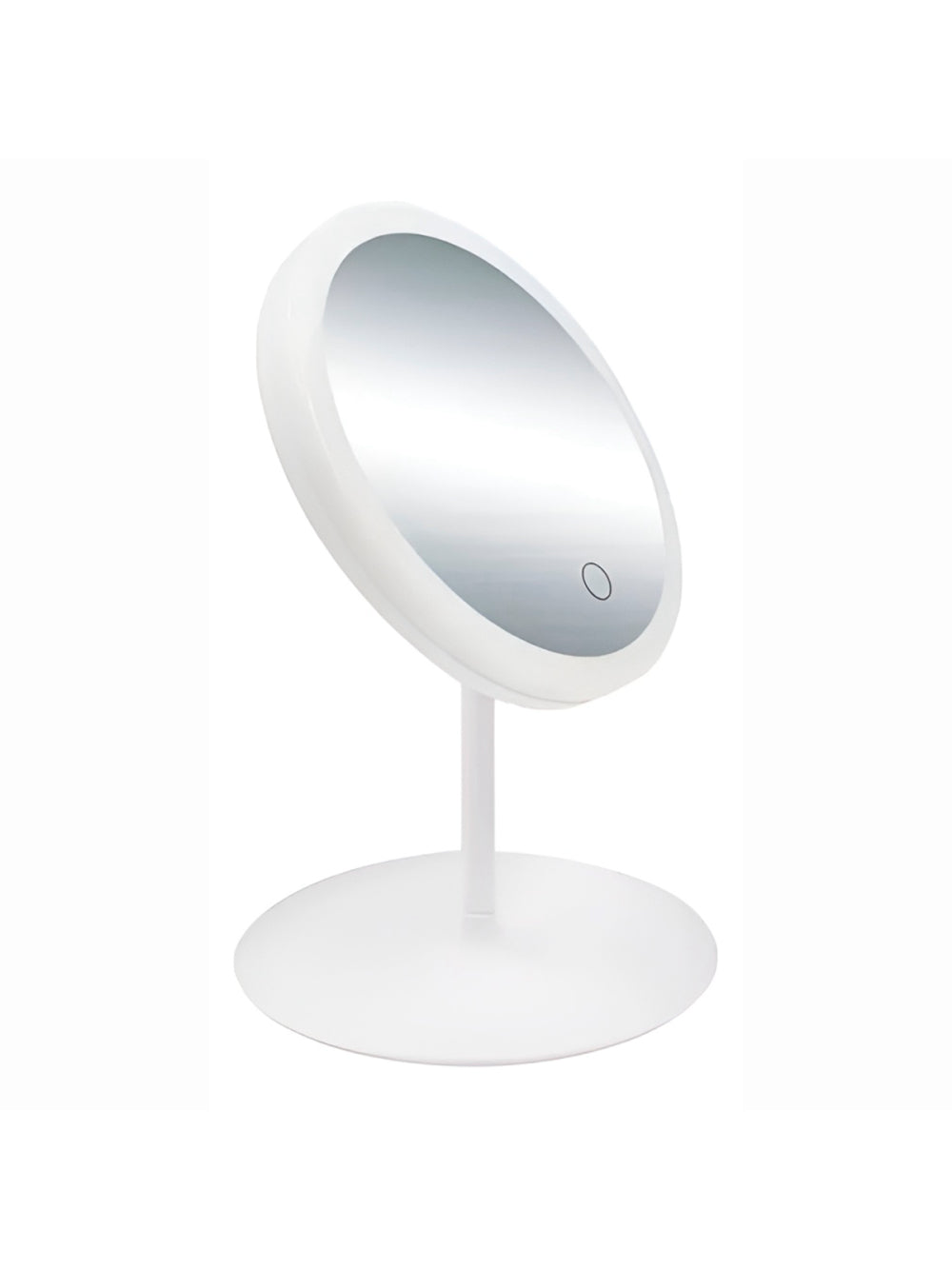 Espelho de Maquiagem LED Ring Light Touch USB Branco