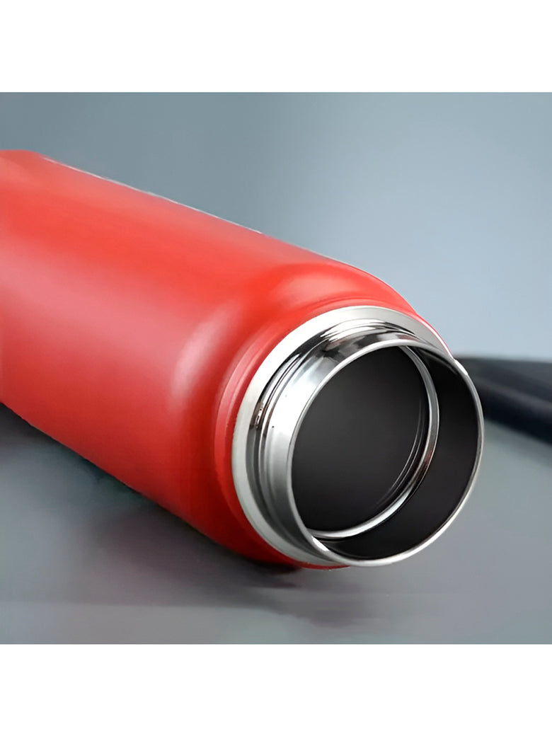 Garrafa Térmica Inoxidável Basic 1 Litro Academia Hidratação Cor:Branco