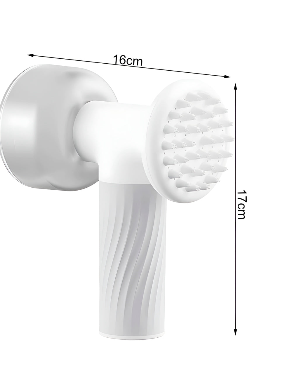 Escova Massageador de Banho Elétrica com Dispenser Cães