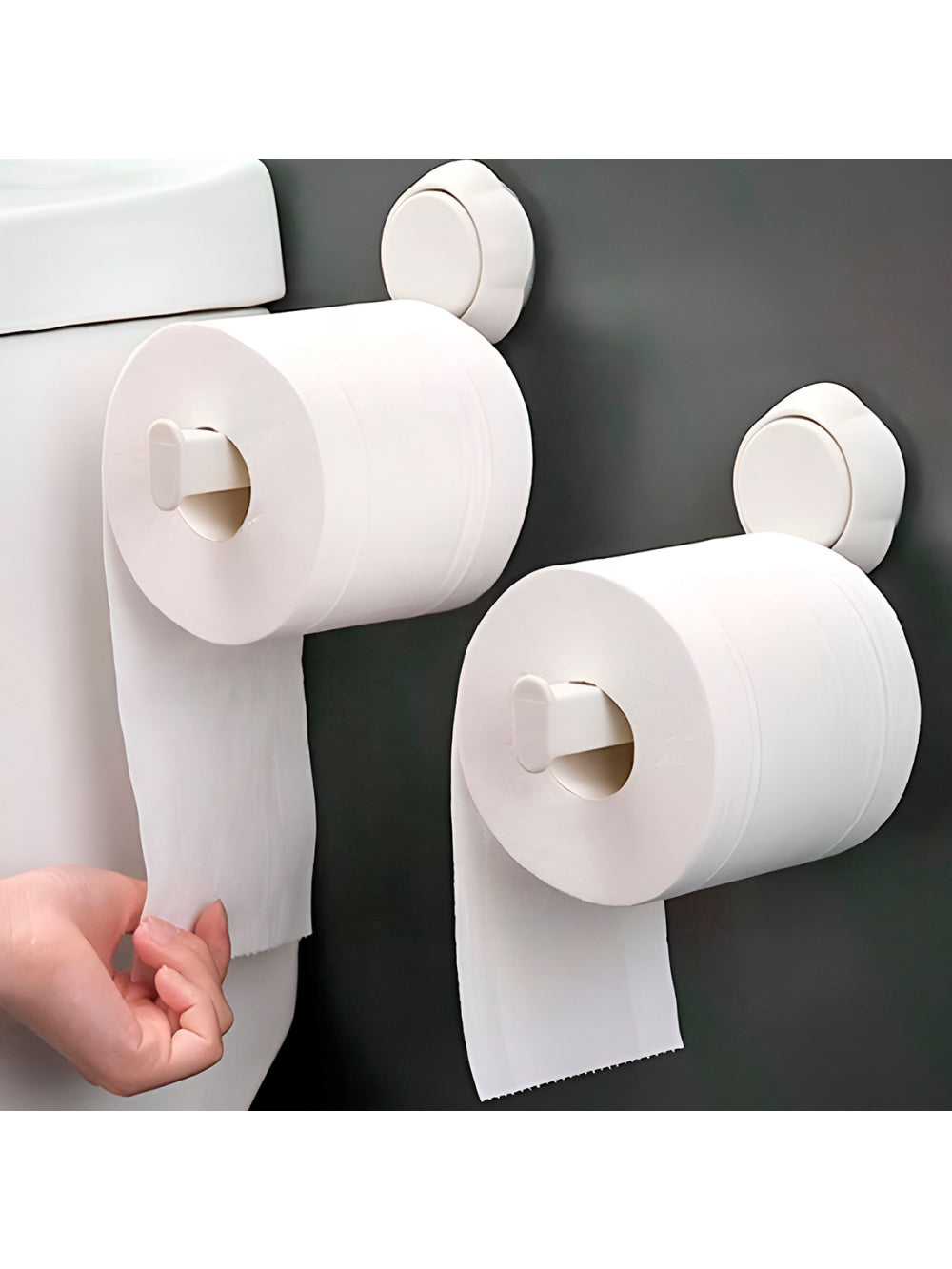 Suporte Porta Papel Higiênico Parede Banheiro Ventosa