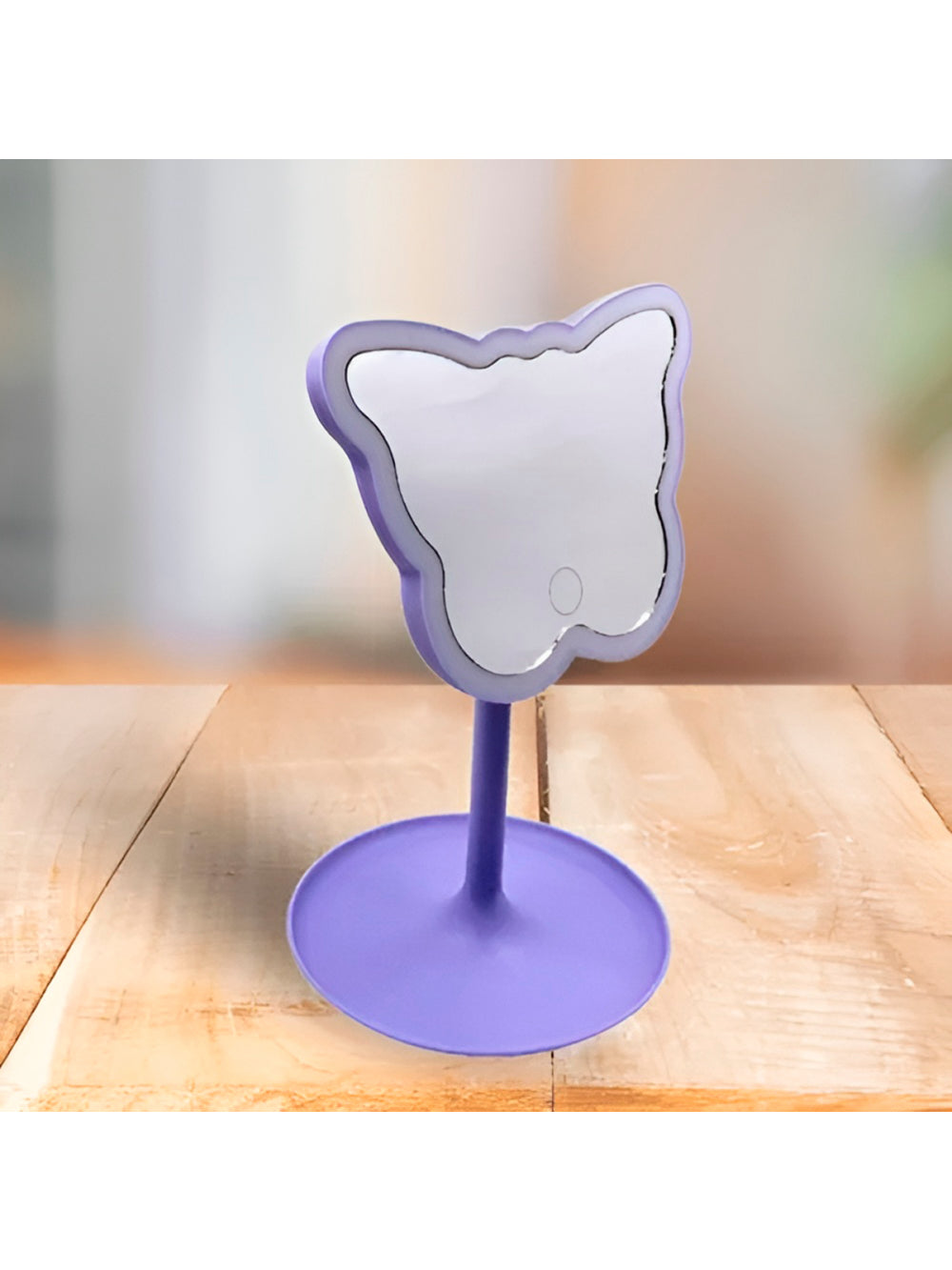Espelho de Mesa para Maquiagem Formato Borboleta Decorativo