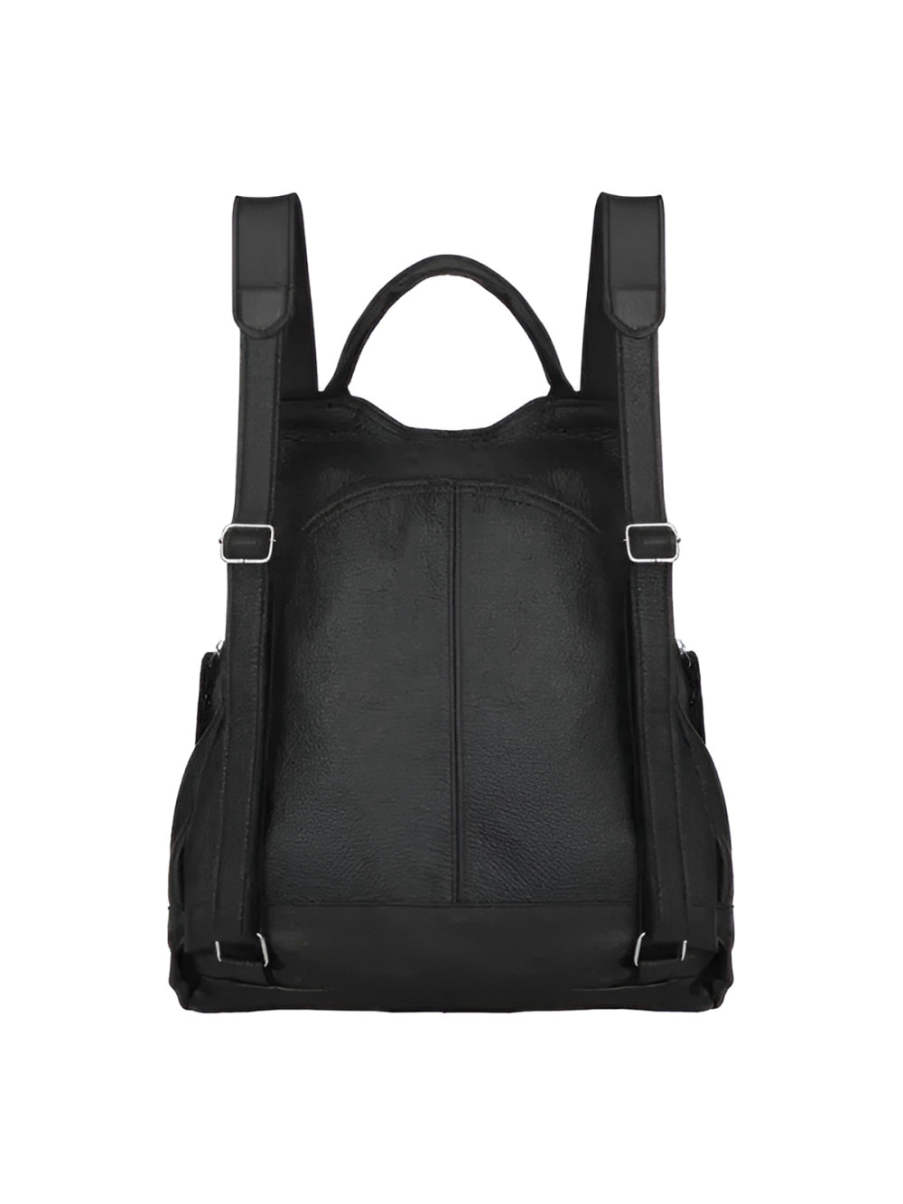 Mochila de Couro Legítimo Modelo Malu Resistente Confortável Modelo:Caramelo
