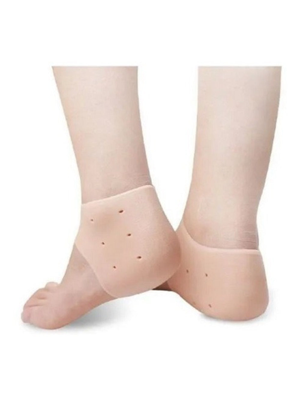 Par De Meia Palmilha Silicone Ortopedica Calcanhar Fascite - Ortopedia