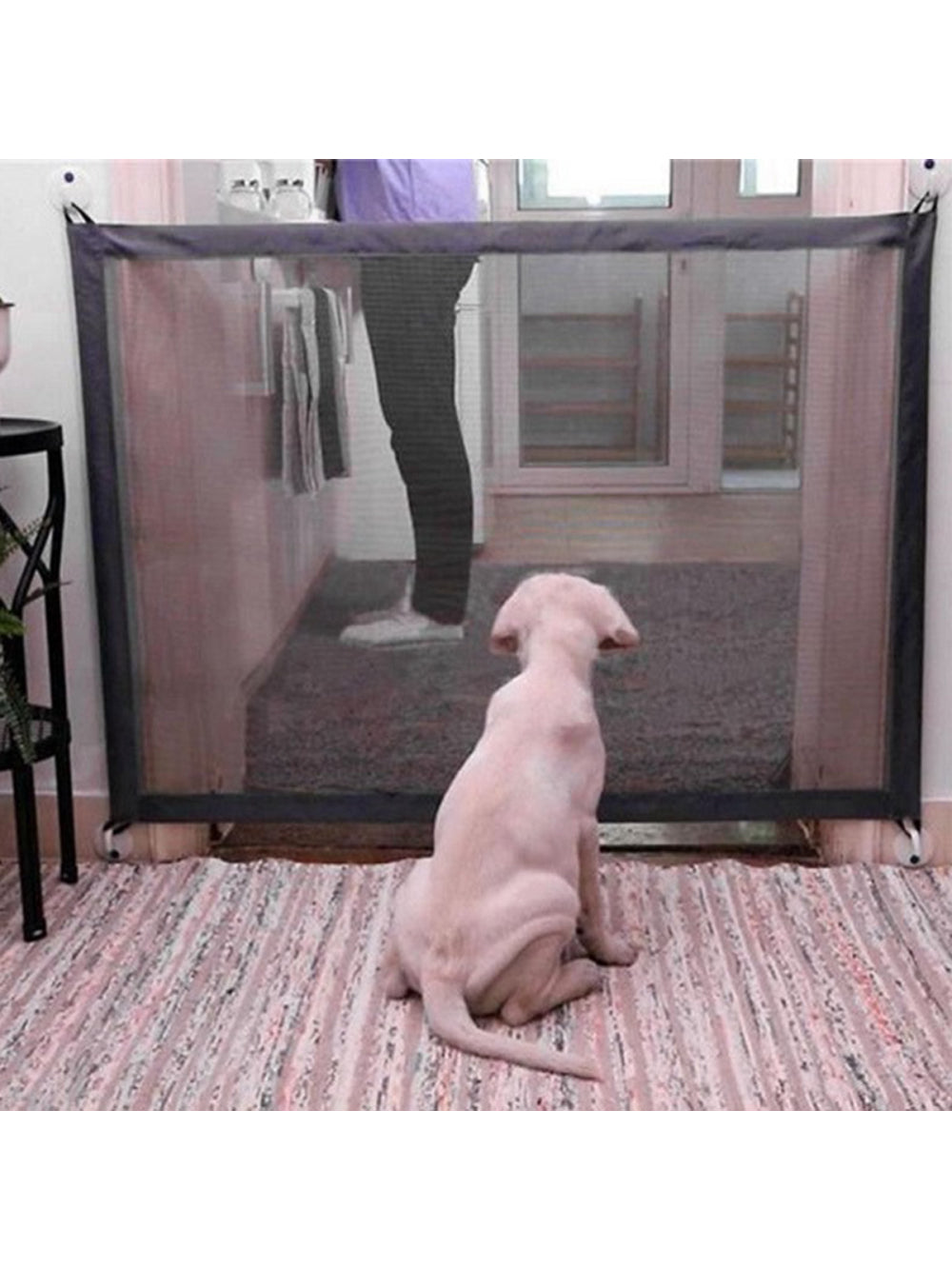 Porta Tela Protetora Grade Bebes Cães Gatos Pet 182 x 76 cm