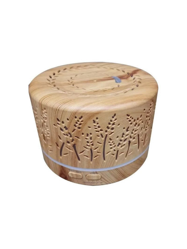 Difusor Aroma Umidificador Madeira Florido C Controle Remoto