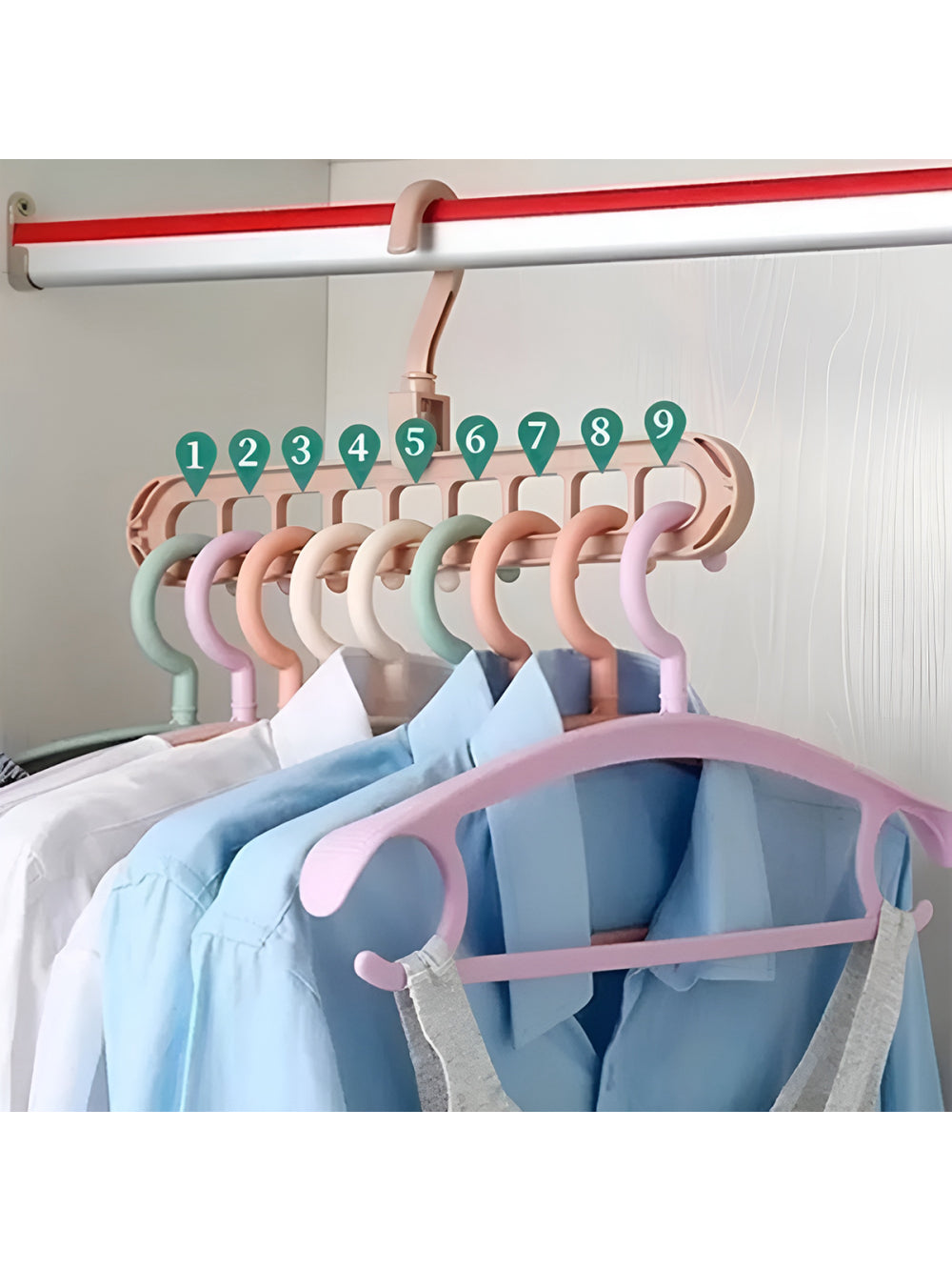 Organizador de Cabides Bolsas Gravatas - Organização