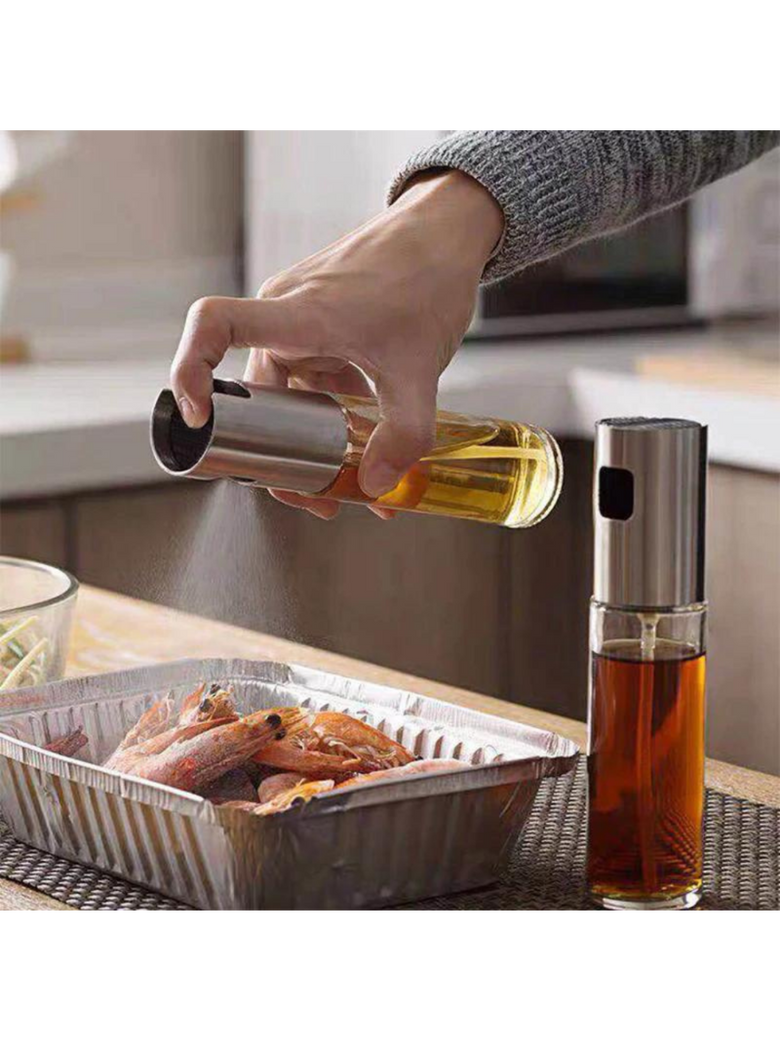 Pulverizador Spray De Azeite Vidro De Alta Qualidade Atomizador Garrafa Dispenser Utensilho De Cozinha