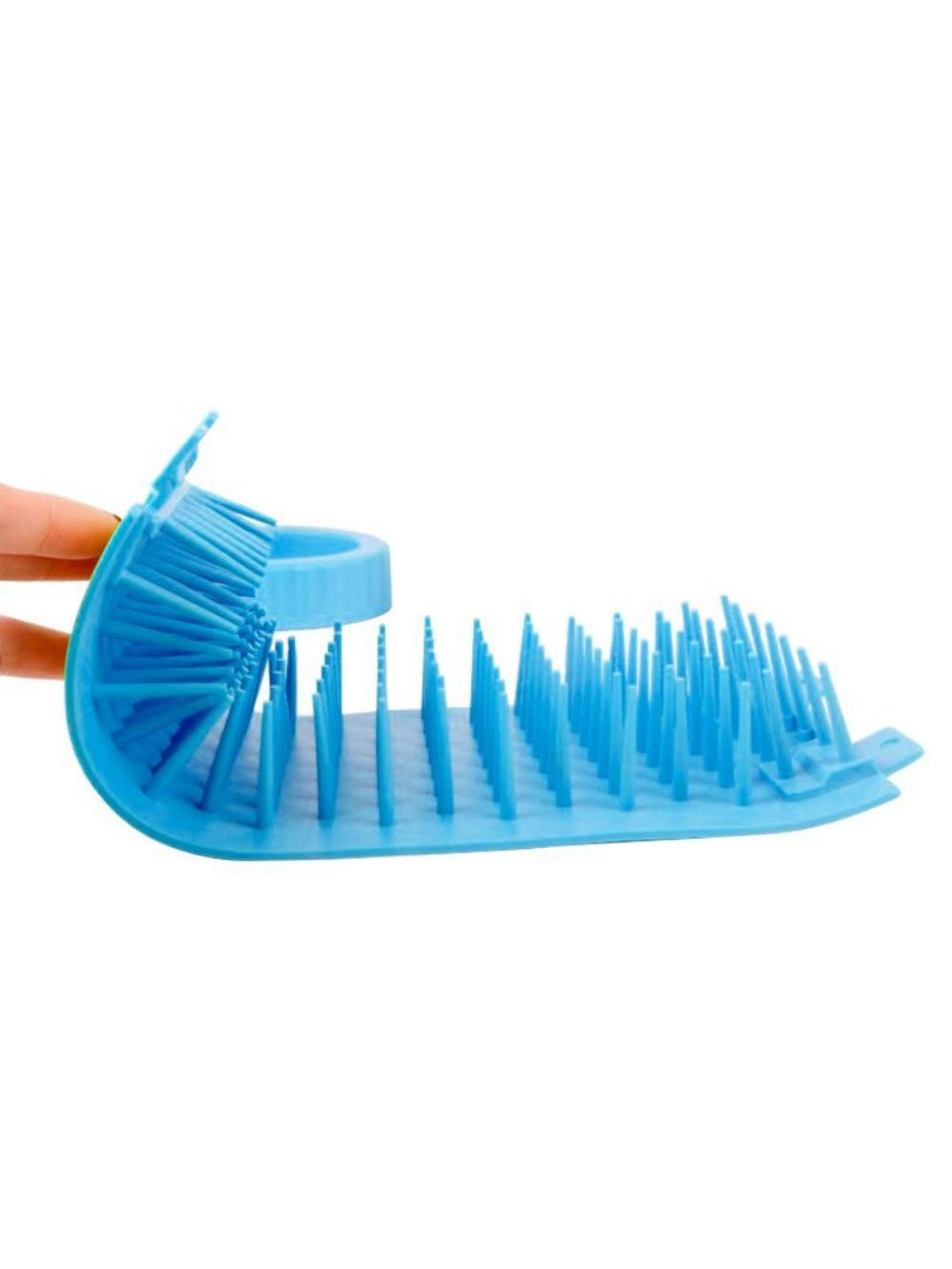 Copo Limpador Limpa Patas Patinhas De Cachorro Cão Pet Cor:Azul
