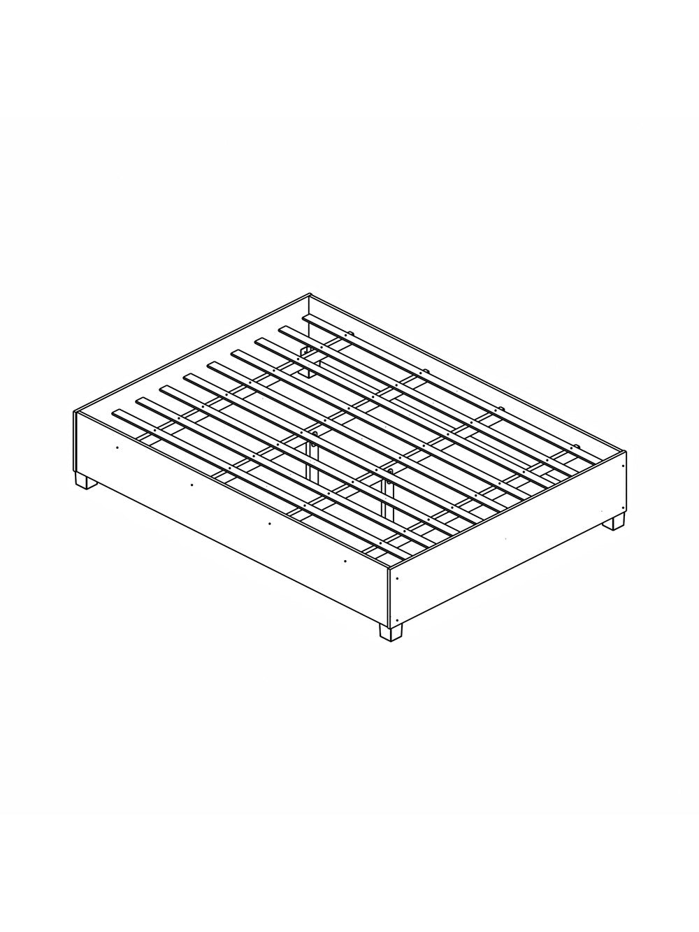 Guarda Roupa Modulado com Cama Paris 4 Portas 2 Gavetas