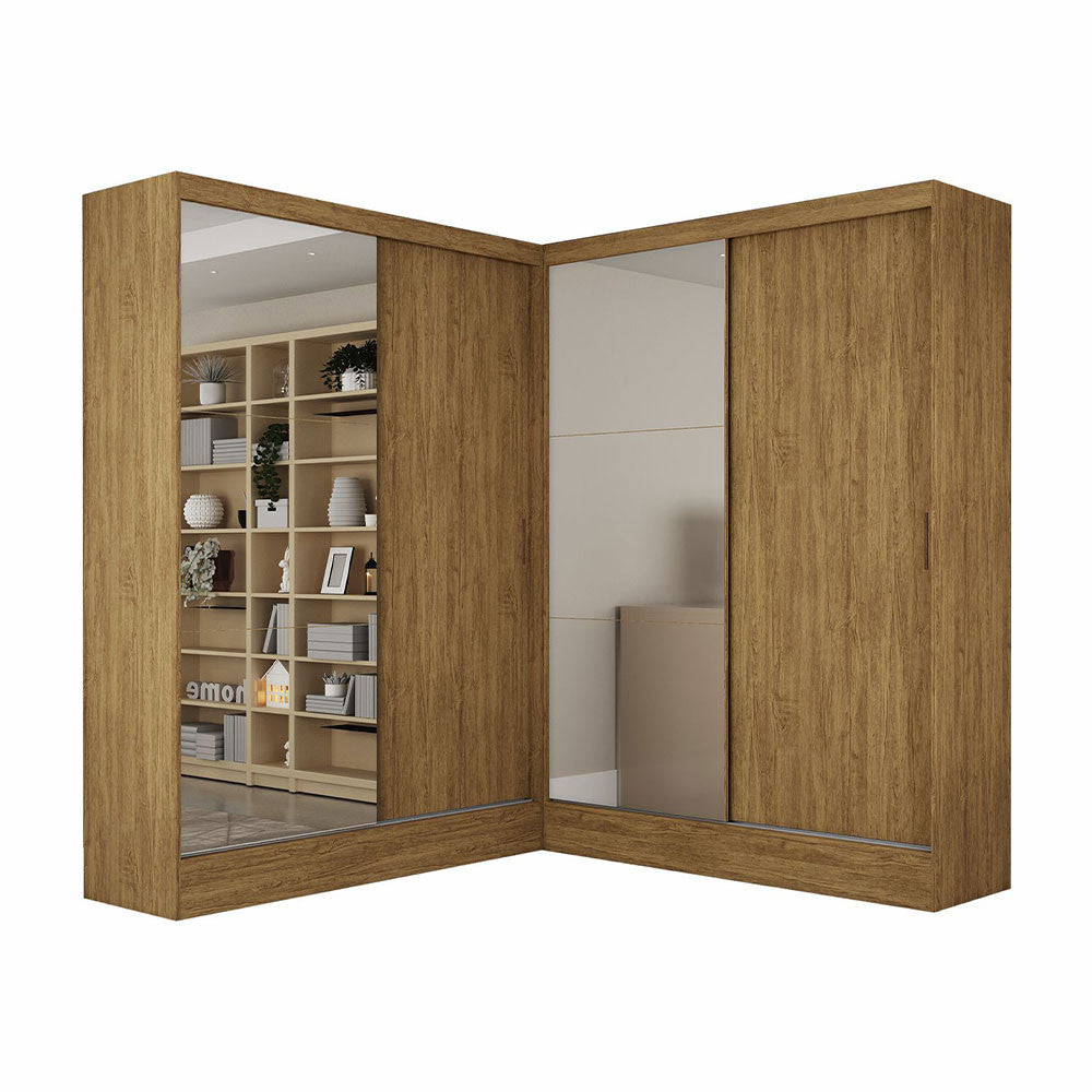 Closet Casal Duplo Belém 4 Portas Plus 4 Gavetas Carioca Móveis