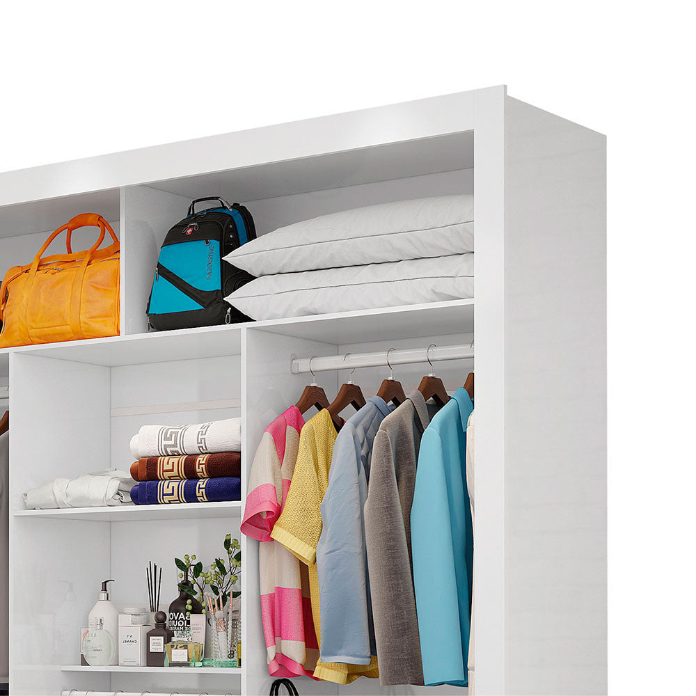 Closet Casal Clarice 4 Gavetas Carioca Móveis