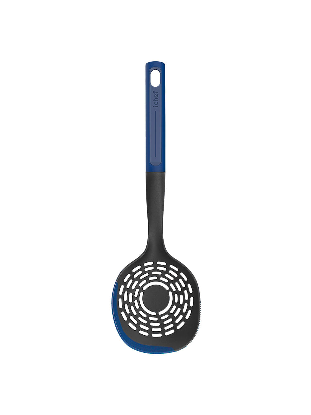Escumadeira de Silicone Polishop Ichef Azul