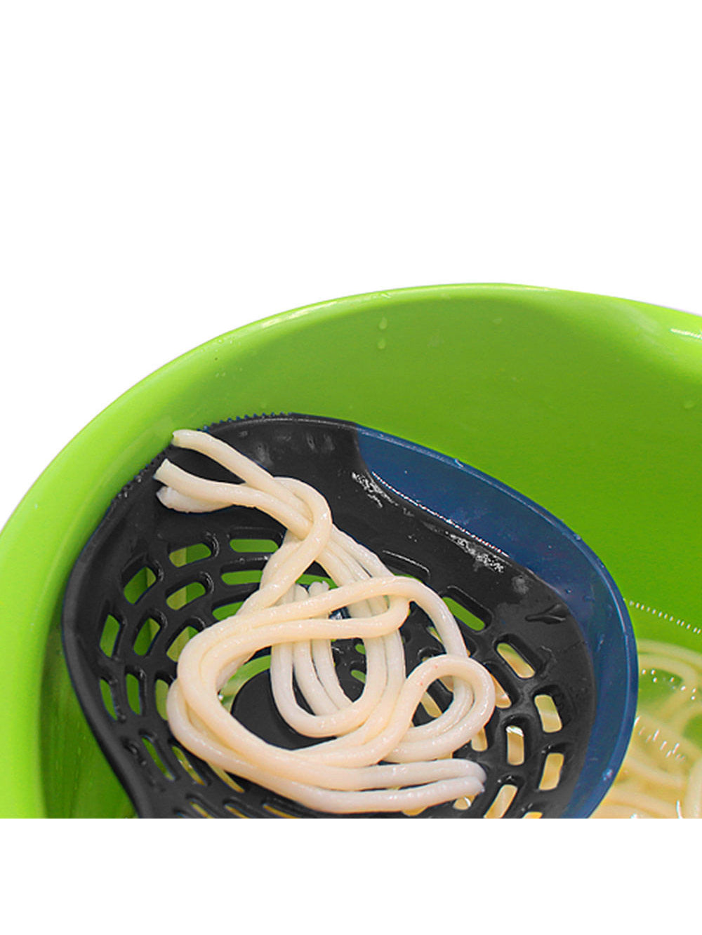 Escumadeira de Silicone Polishop Ichef Azul