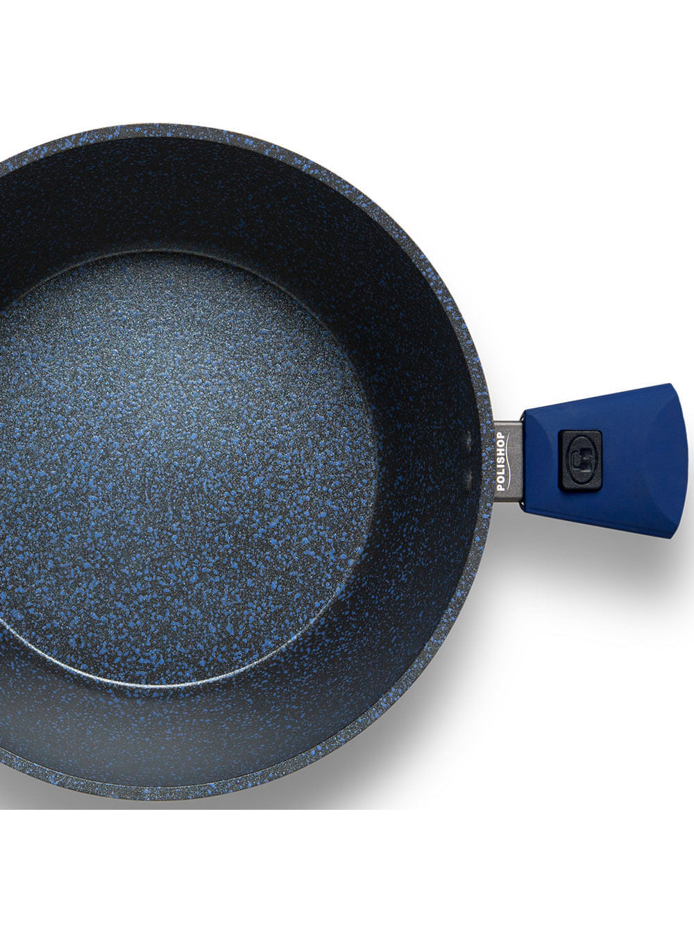 Panela Polishop Ichef Ultra Family Size Shark Series Azul 24cm