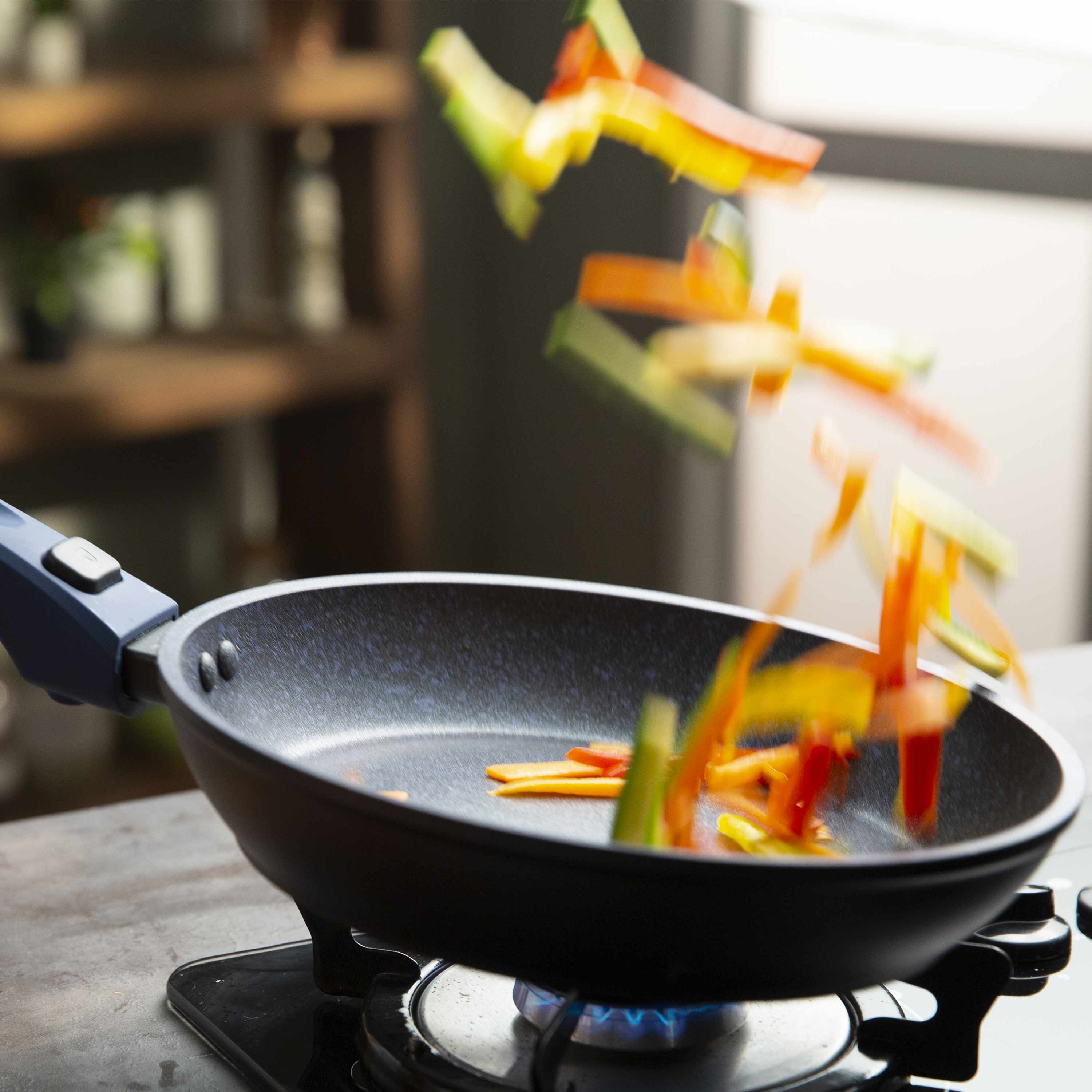 Panela Polishop Ichef Ultra Sauté Petit Shark Series Azul 20cm